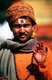 Nepal: Sadhu (Holy Man) wearing rudraksha (seeds used for prayer beads in Hinduism) around his neck, Pashupatinath, Kathmandu